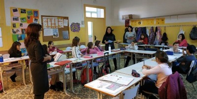 снимка от неделно училище в Барселона
