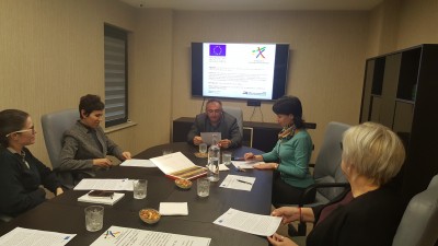 снимка от заключителна пресконференция в гр.Добрич