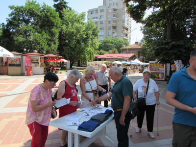Приемната на ОИЦ-Търговище в Попово традицонно приемина при интерес от местните жители.