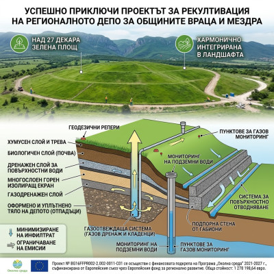 информативна снимка за рекултивация на депо