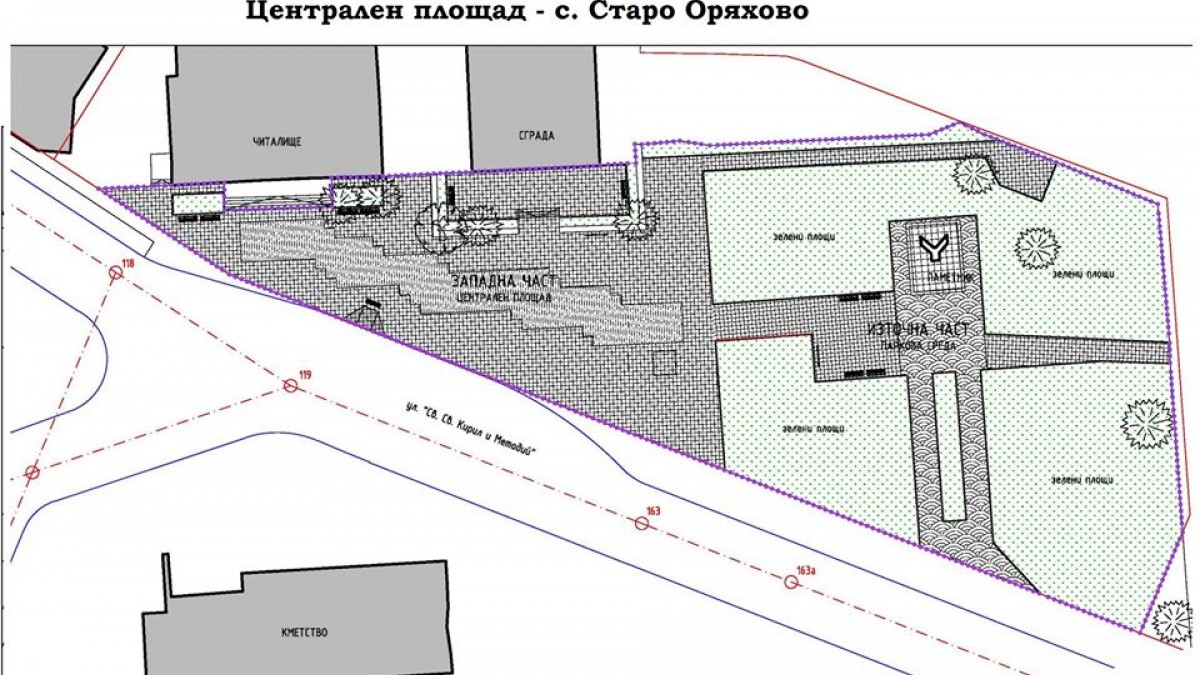ПО ПРОЕКТ РЕМОНТИРАТ ПЛОЩАД И ПАРК В ДОЛНИ ЧИФЛИК