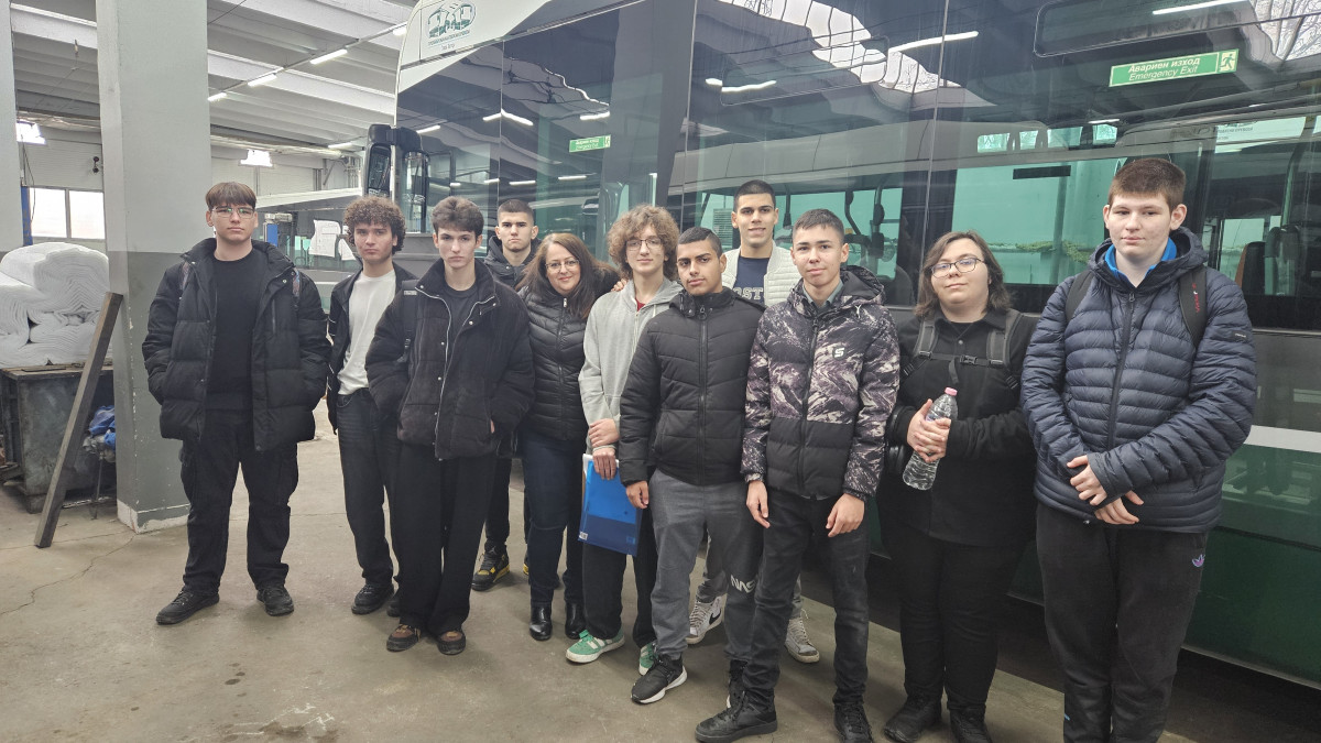 Ученици ПГЕ "Джон Атанасов", Стара Загора 