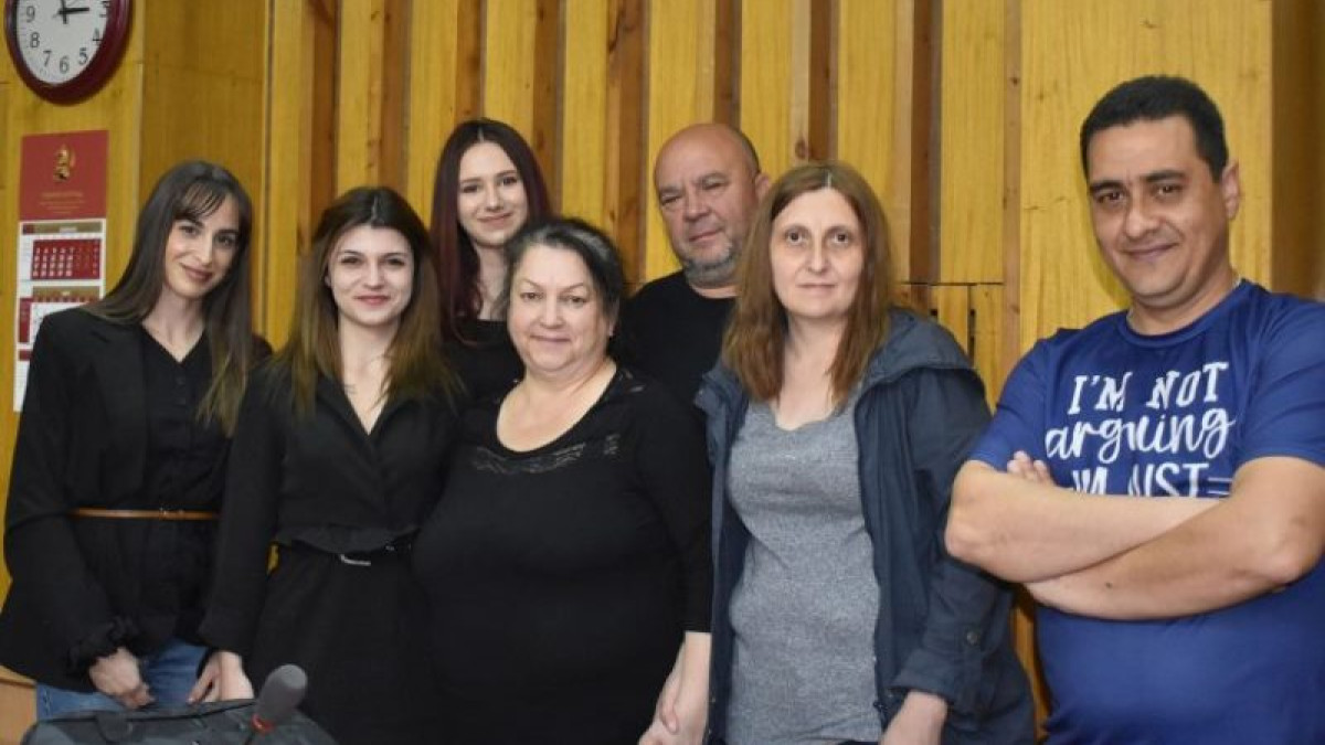 Част от екипа на Младежкия център 