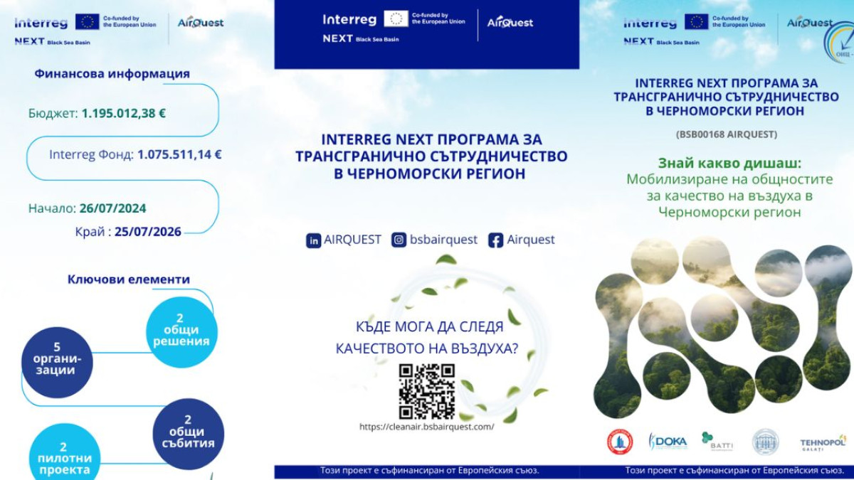 По проект създадоха платформа за мониторинг на качеството на въздуха