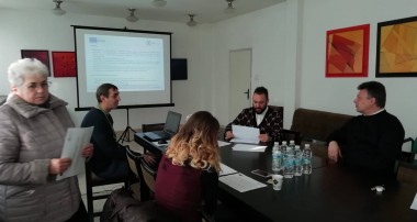 снимка от информационна среща в Дунав прес АД