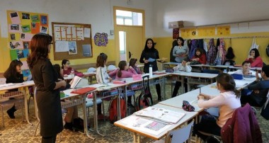 снимка от неделно училище в Барселона