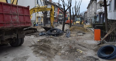 снимка от ремонтни дейности по проект в гр.Варна