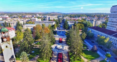 панорамна снимка на гр.Разград