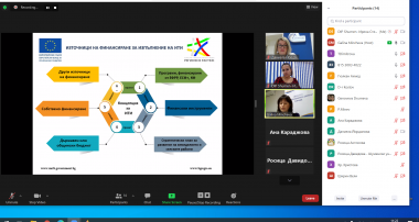 Снимка на ОИЦ-Шумен от проведеното онлайн събитие