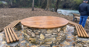 Нов кът за спорт и отдих „Край златната река“ в с. Румянцево