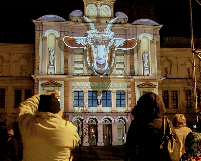 OP Environment launched a 3D light show dedicated to nature